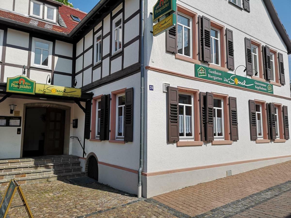 Zur Sonne Hotel Alsbach-Hähnlein Bagian luar foto
